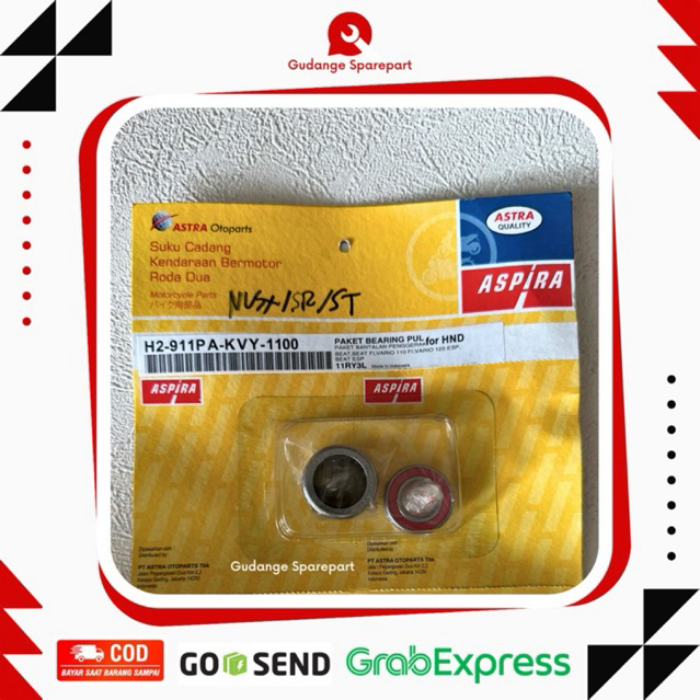 Paket Bearing Pully Aspira Beat Fi,Vario 110fi,Beat ESP