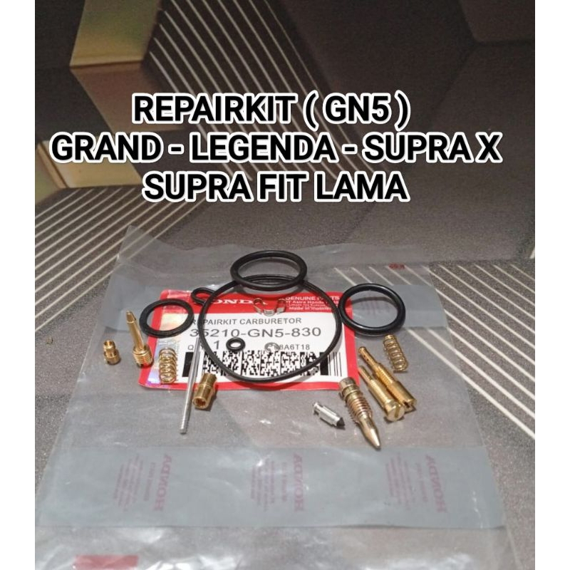 REPAIRKIT KARBU ( GN5 ) SUPRA X GRAND SUPRA FIT LAMA REPARKIT KARBURATOR DALEMAN KARBU HIGH QUALITY