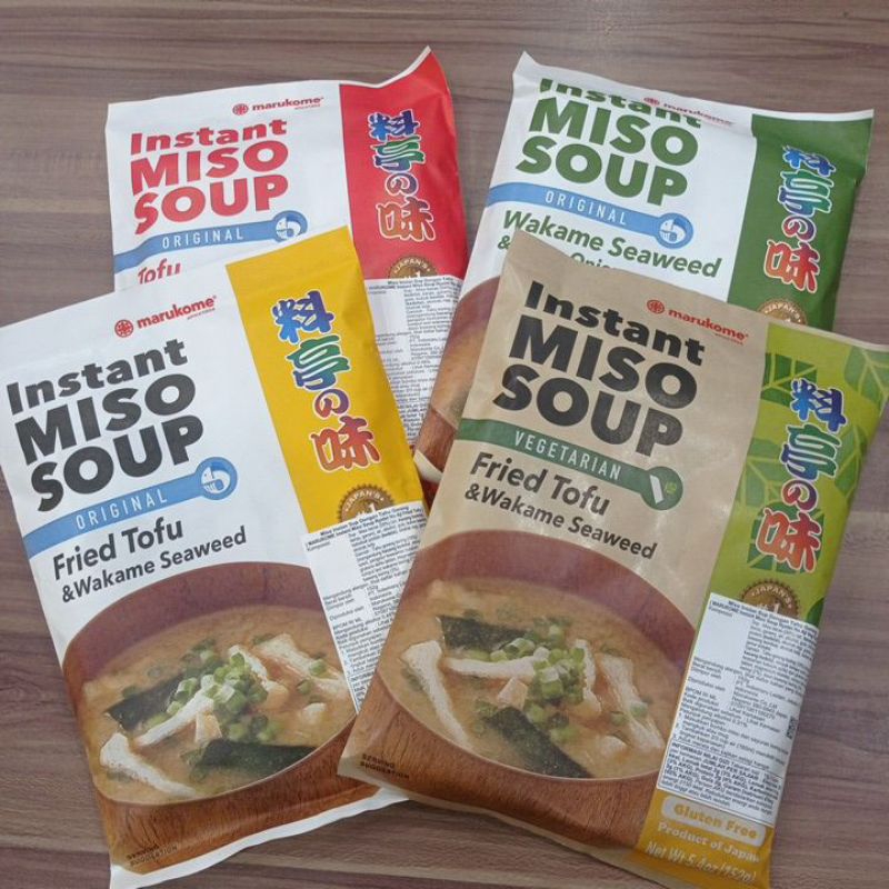 

Marukome instan miso soup gluten free