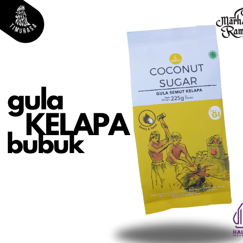 

Timurasa Gula Kelapa Bubuk 225gr Low GI