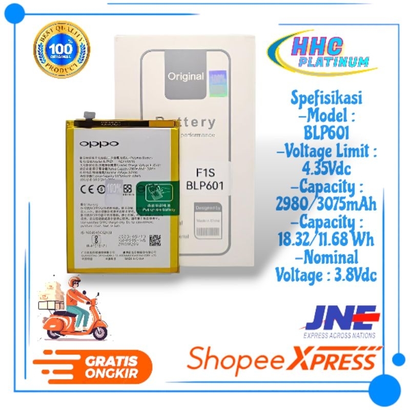 BATRE BATERAI BATTERY OPPO F1S/A59/A59T/A1601 ORIGINAL 100%