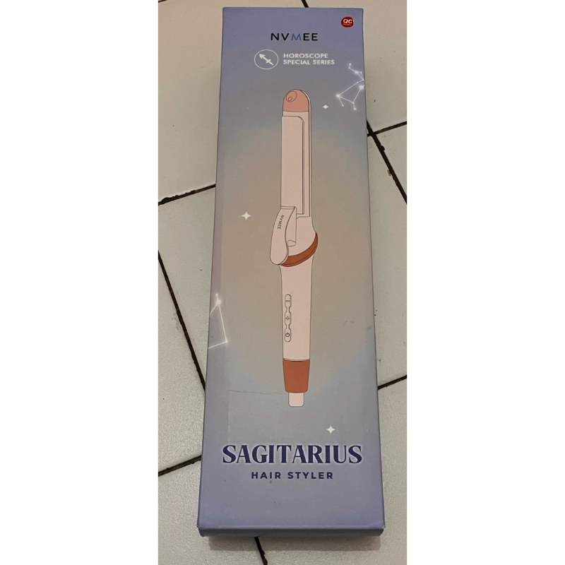4.4 SALE NVMEE- Catokan Rambut 2in1 Tipe Sagitarius Merah Muda