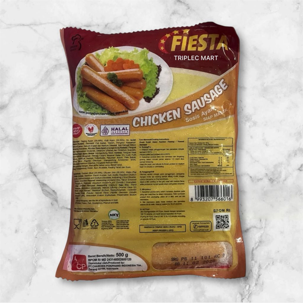 

Fiesta Chicken Sausage Sosis Ayam 500gr