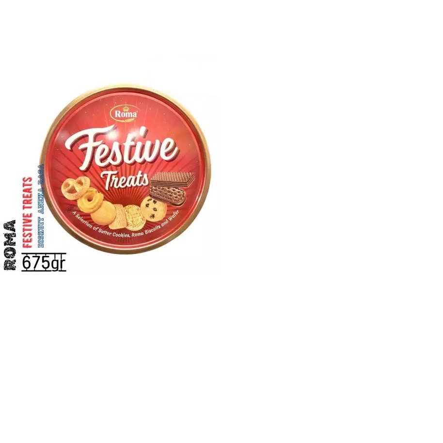 

ROMA Festive Treats Biskuit Aneka Rasa 675g