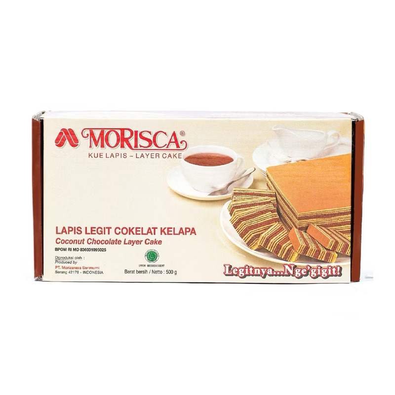 

Morisca Kue Lapis Legit Coconut Chocolate Cokelat Coklat Kelapa 500gr