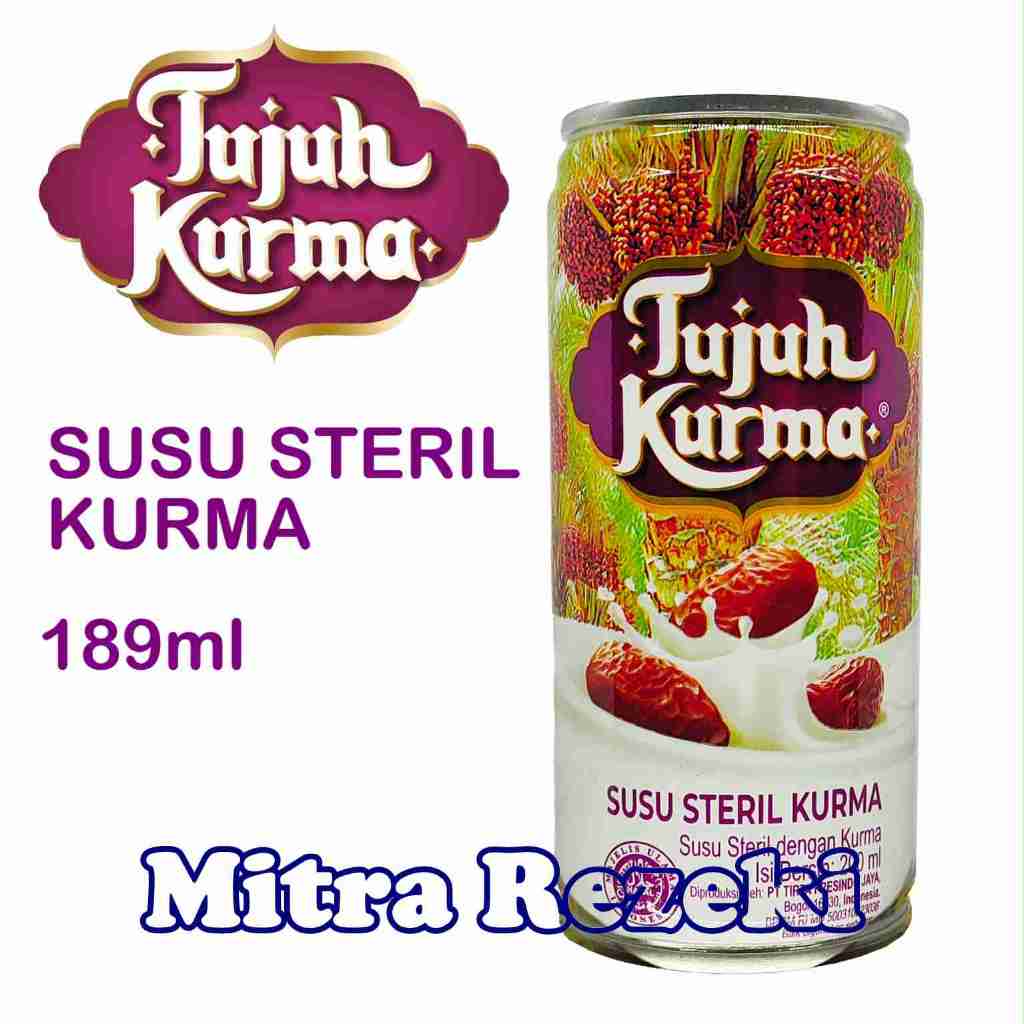 

SUSU TUJUH KURMA 189ml per KALENG SUSU STERIL TUJUH KURMA KESEHATAN