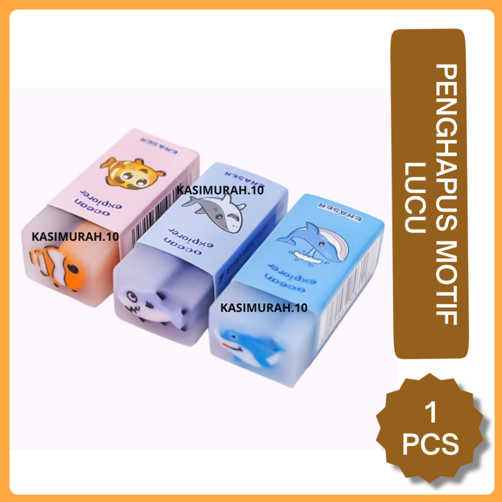 

Penghapus Motif / Penghapus Unik Lucu / Eraser / Penghapus Anak Anak