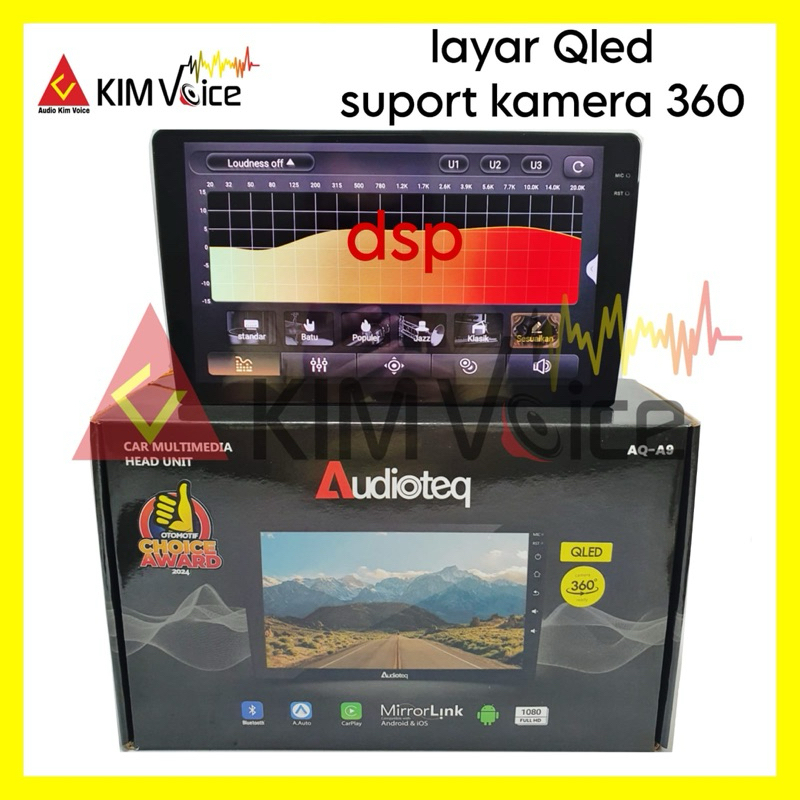 Head Unit Android Audioteq AQ-A9 9 inch 10 inch
