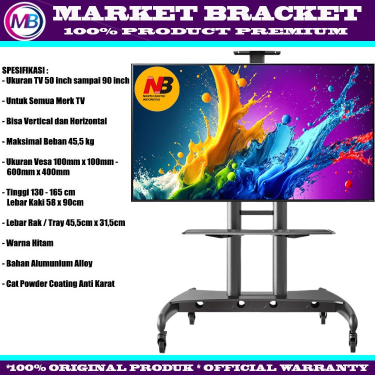 Bracket Standing TV 90" NB North Bayou AVA 1800