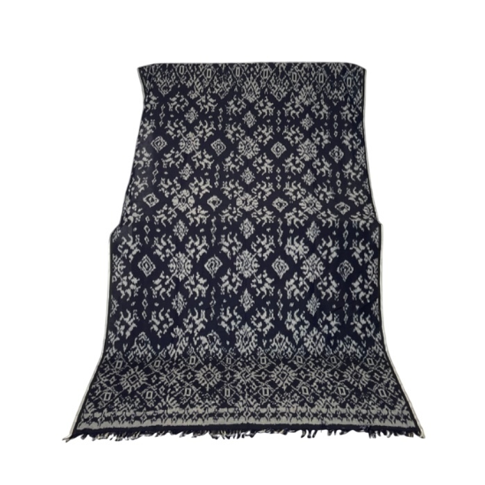 Kain Tenun Blanket Kain Tenun Troso Tenun Jepara Full Motif Biru