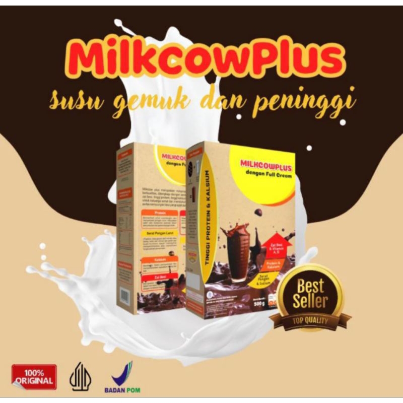 

GROSIR 3BOX MILKCOWPLUS 500GR SUSU TINGGI PROTEIN DAN KALSIUM