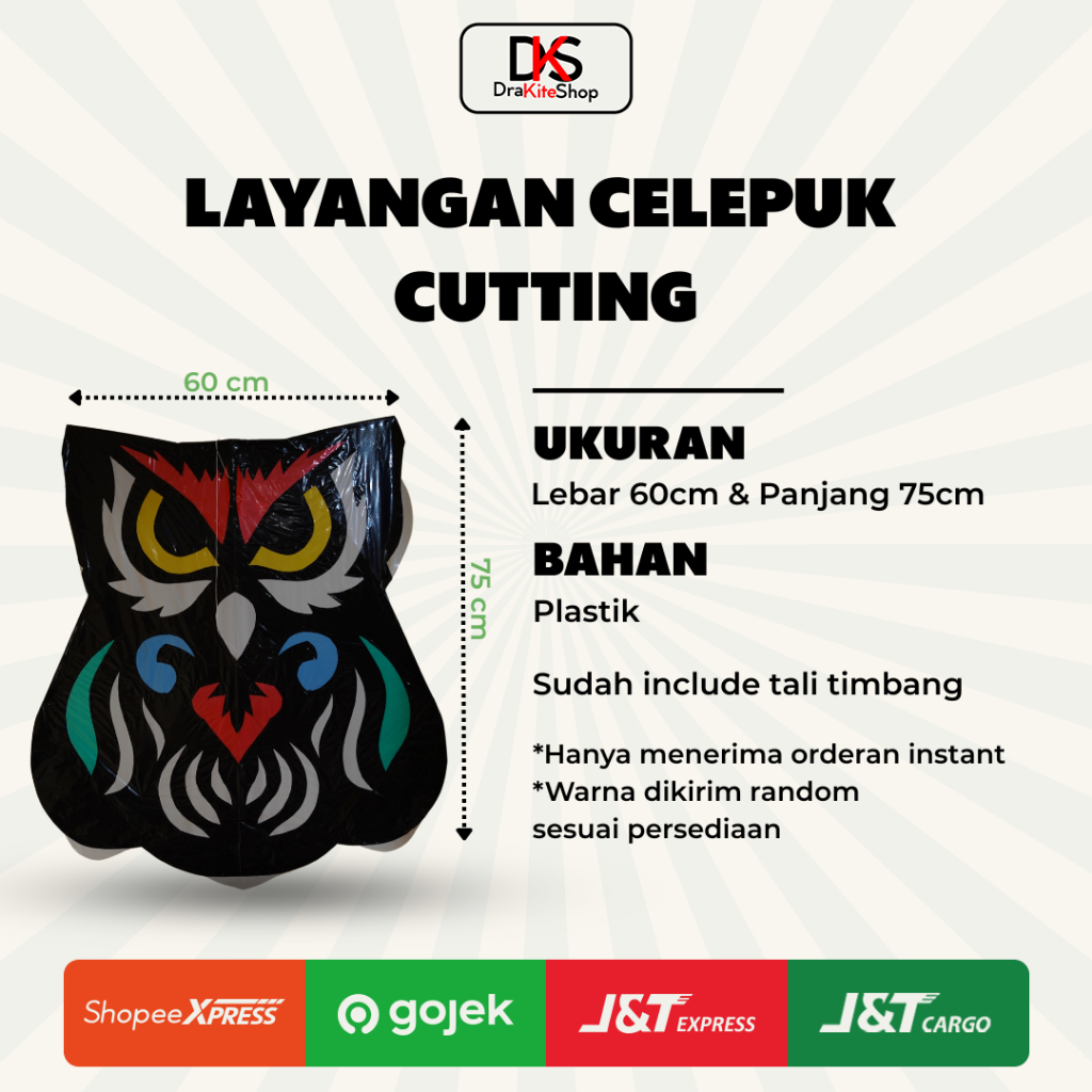 Layangan Celepuk Cutting