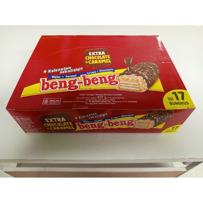 

BENG BENG WAFER CARAMEL 1box isi 17pcs @25gr