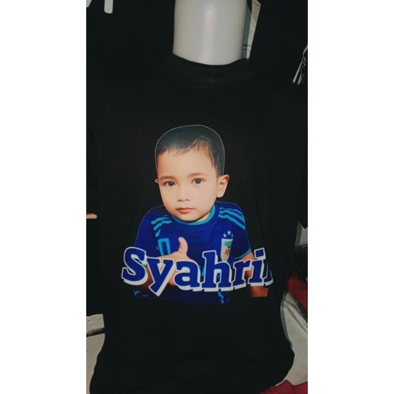 Baju Anak Request Nama+Foto