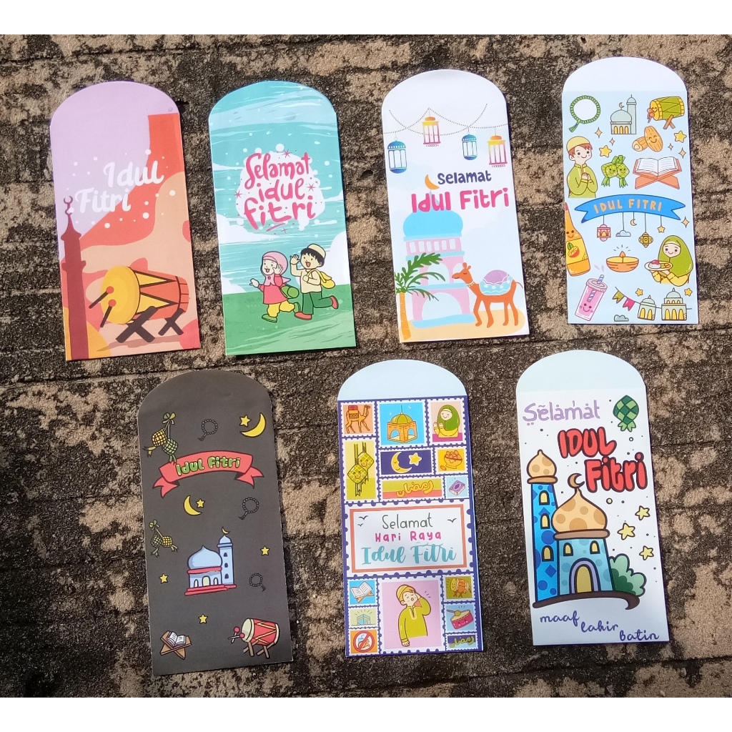 

kartu iddul fitri, Amplop jumbo lebaran