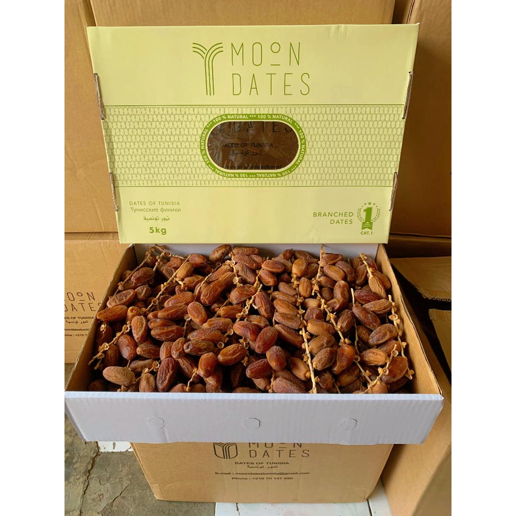 

Tunisia Tangkai Tunisia Daglet Nour Dates Kurma Tunisia Algeria 250gr