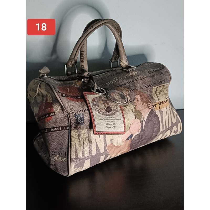 Tas Wanita MORGAN DE TOI Romance bag Authentic Original Preloved Genuine Leather Kulit Asli Totebag