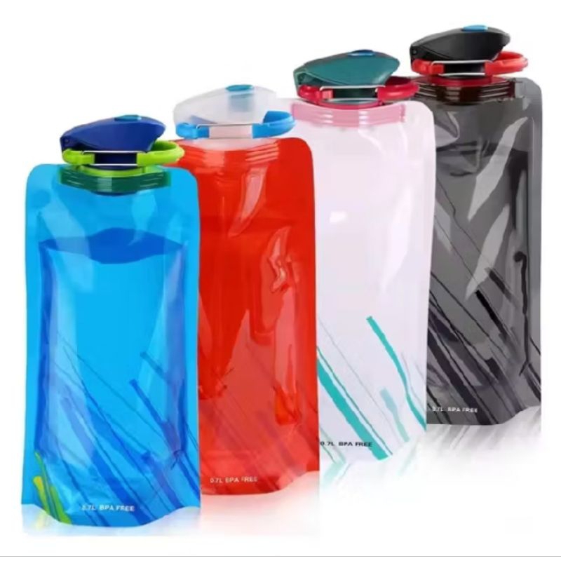 BOTOL LIPAT PORTABEL MINI 700 ML BOTOL MINUM LIPAT BPA FREE BOTOL MINUM KEMPING BOTOL MINUM CAMPING 