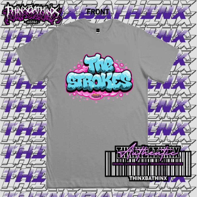 Kaos custom disen grafiti suka² THE STROKES T-shirt GRAFITI THE STROKES