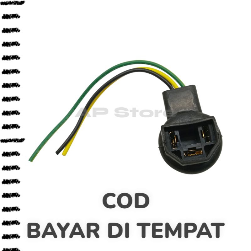 FITTING PITING SOKET LAMPU DEPAN MOTOR VIXION OLD H4