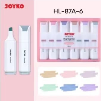 

Stabilo Joyko HL-87A-6 warn Moradi penanda berwarna