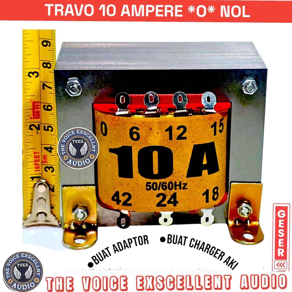 Trafo 10a Engkel / Travo 10a non ct 42v / Trafo 10 amper non ct (0)