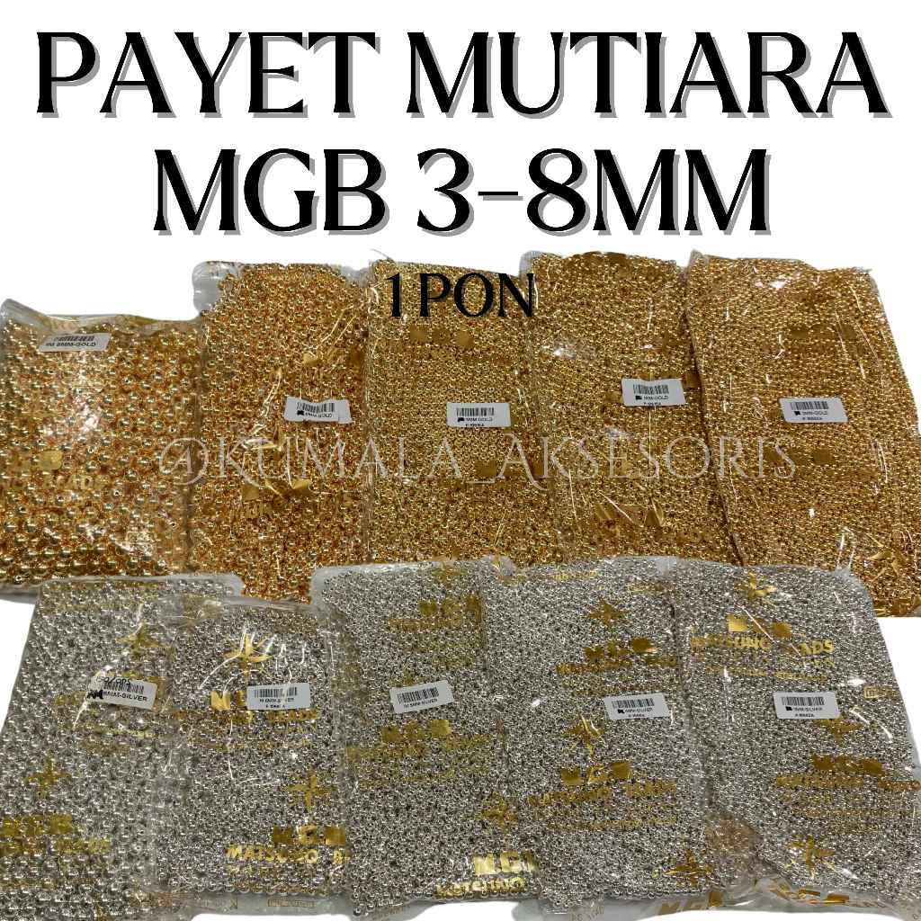 Mutiara JEPANG MGB/ Payet Mote Jepang MGB 1/2 Pon