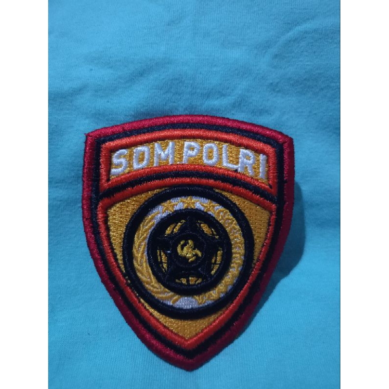 LOGO SDM POLRI BORDIR TIMBUL