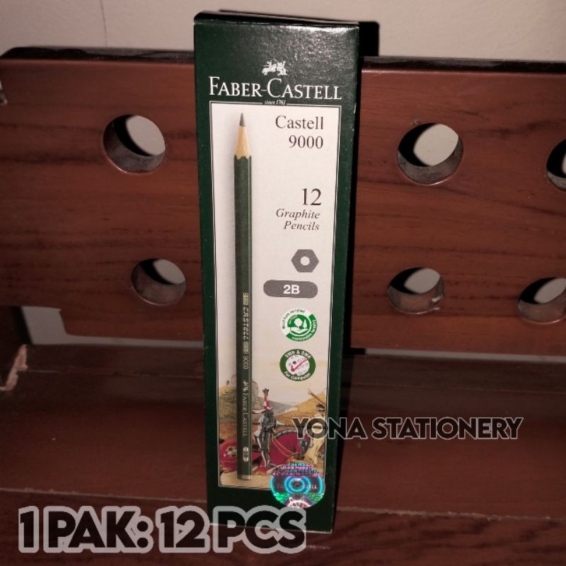 

Pensil 2B Faber Castell | 1 Pak: 12 Pcs | Graphite Pencil