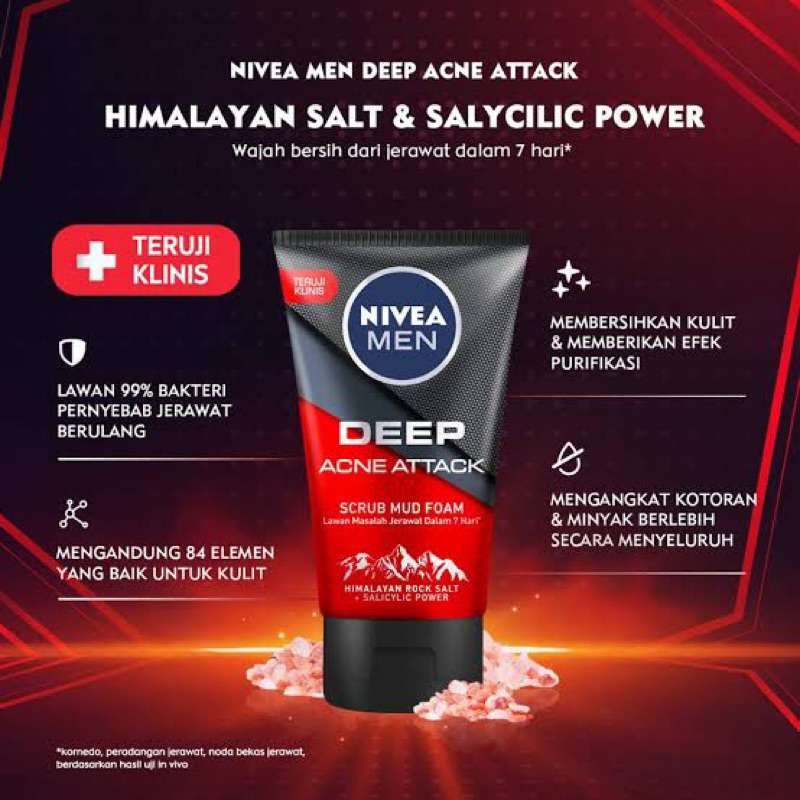 NIVEA MEN DEEP ACNE ATTACK 100ml