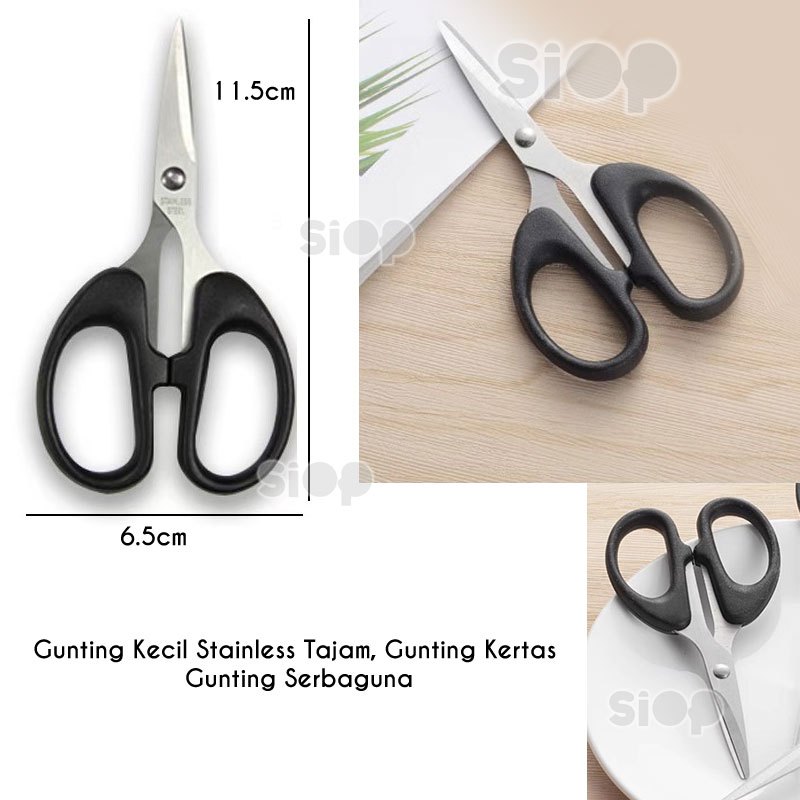 

1YC1 Gunting Kecil Stainless Tajam Gunting Kertas Gunting Potong Gunting Serbaguna