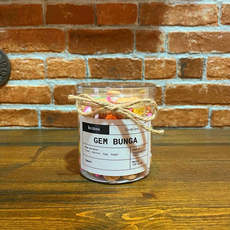 

Gem Bunga/Biskuit Bunga