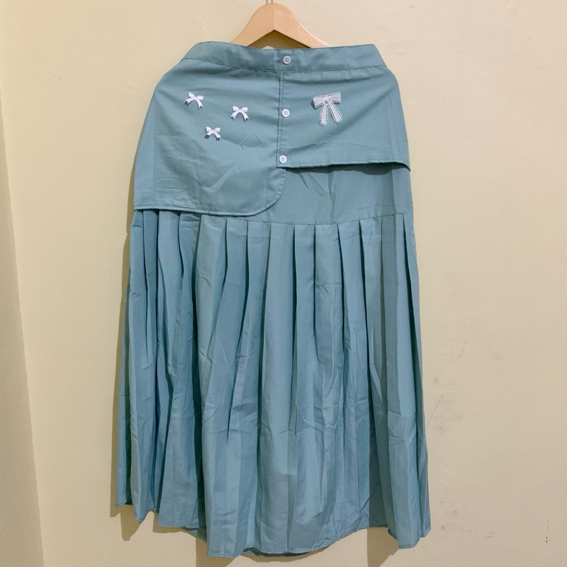 Rok Rempel Pita Cantik - Rok Pita Korea - Rok Pita Viral - Rok Korean Style