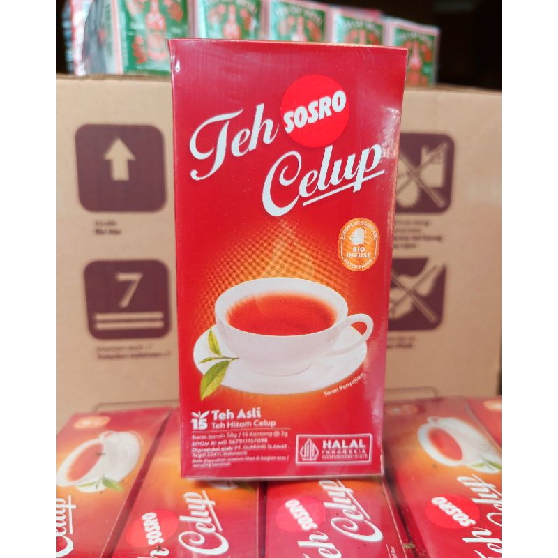 

teh celup sosro isi 15 ( perdus 100 pack )