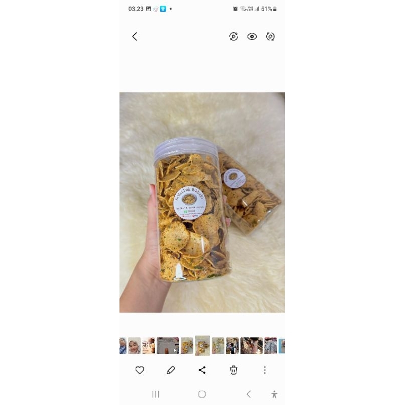 

Basreng Pak Sriwidodo Pedas daun jeruk