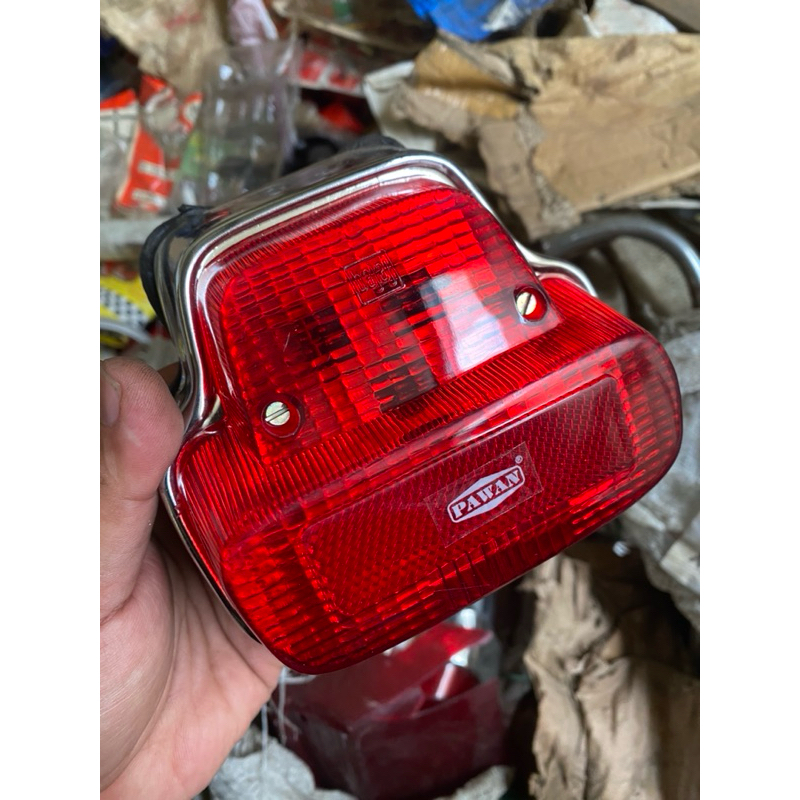 lampu belakang stoplamp bajaj original deluxe super cheetak