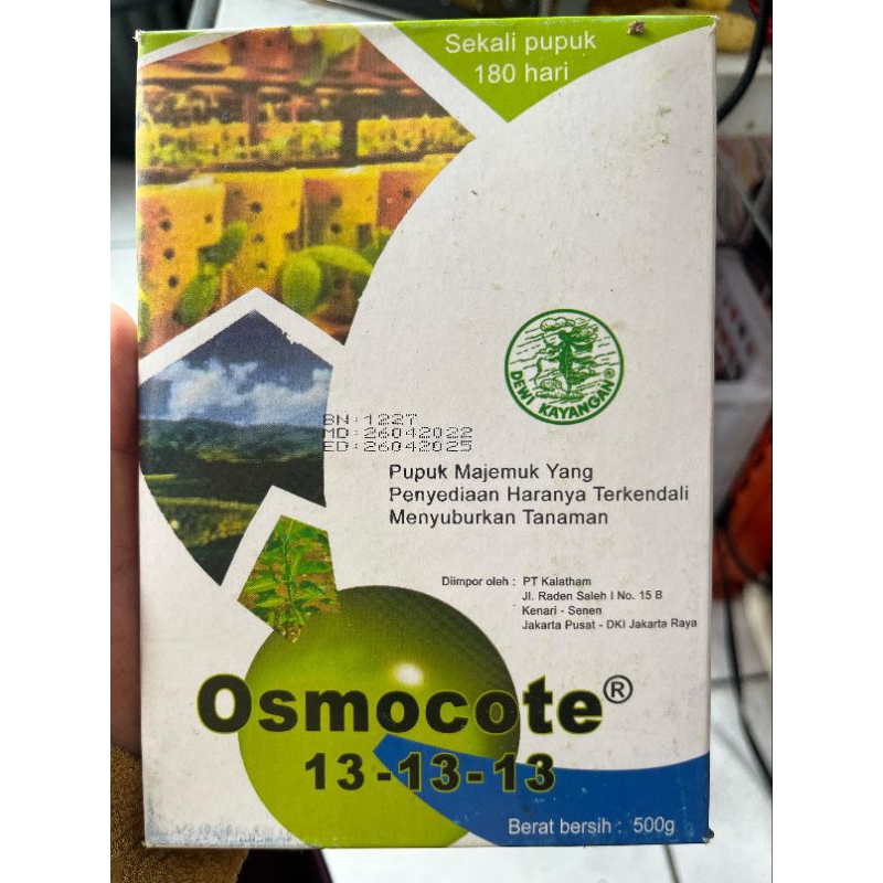 PUPUK OSMOCOTE 131313 500 GRAM / PUPUK DEKASTAR