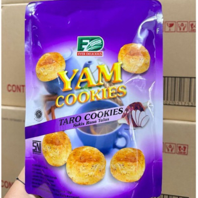 

Yam Cookies Taro 150gr exp 2026
