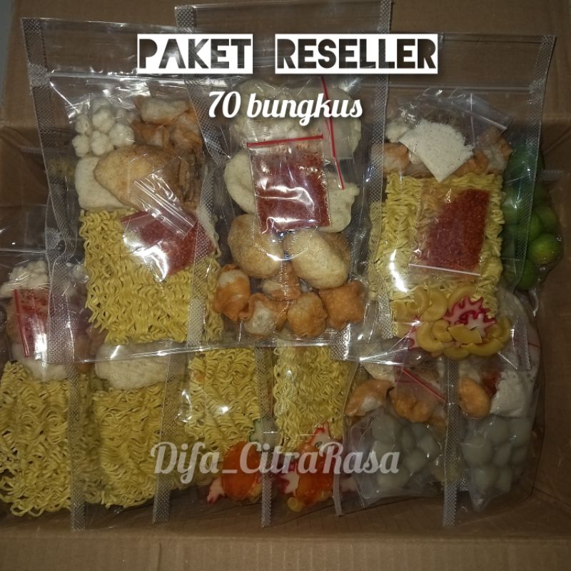 

70 BUNGKUS CUANKI INSTAN,paket reseller