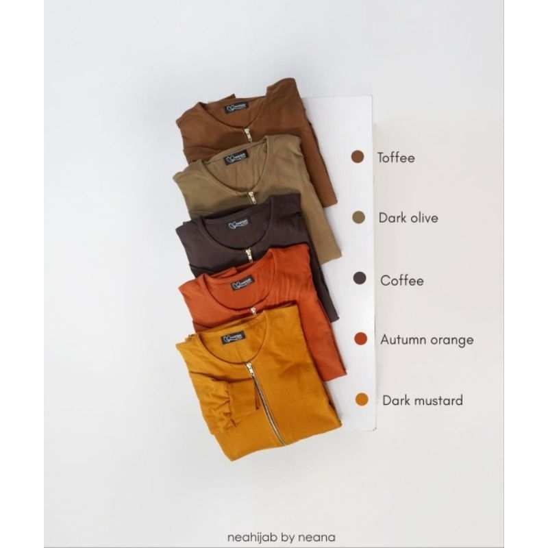 kavina reborn by neana hijab warna toffe