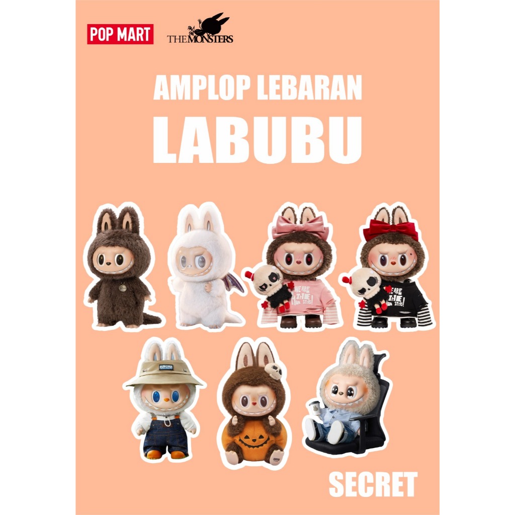 

Angpao Angpau Imlek Amplop Lebaran Idul Fitri 3D Karakter Labubu Secret ( isi 7)