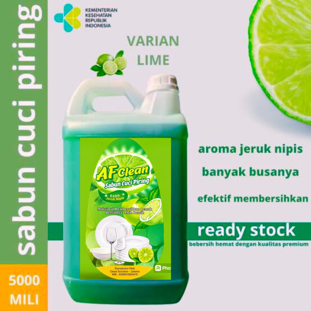 Sabun Cuci Piring 5 Liter - Dishwash 5 Liter - Sabun Cuci Piring Cair 5Liter