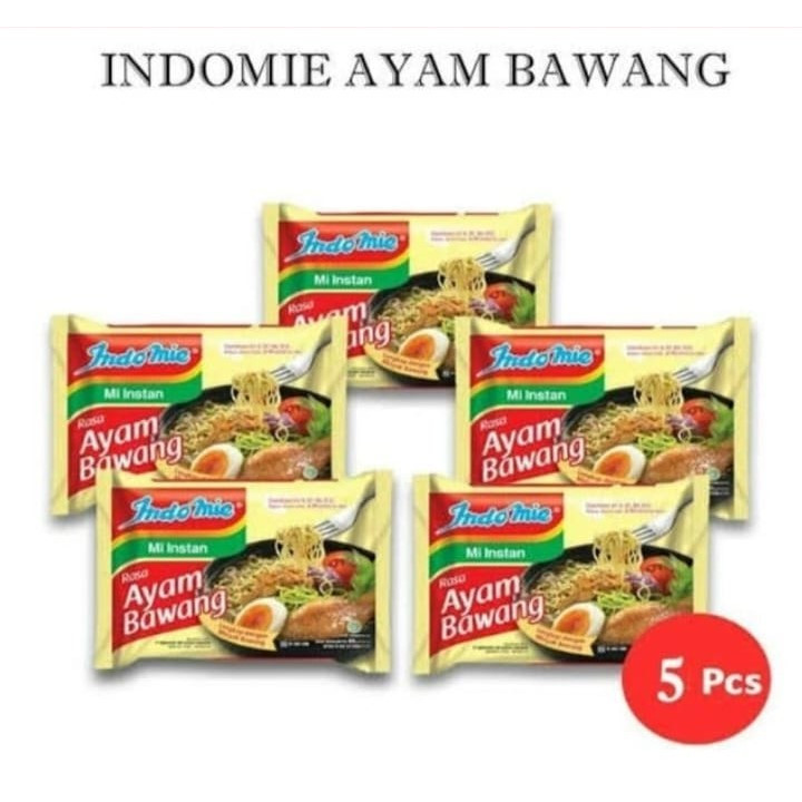 

Indomie Ayam Bawang l indomie goreng 5 pcs I Jbp_Fresh