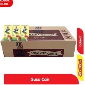 

ULTRA MILK MINI SUSU UHT COKELAT KOTAK 40 X 125g