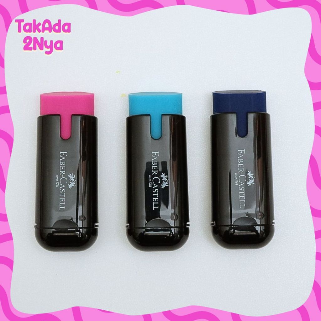 

Penghapus + Rautan Faber Castell 2 in 1 183706 Combi Eraser Sharpener Trend Colour Pengserut Stip
