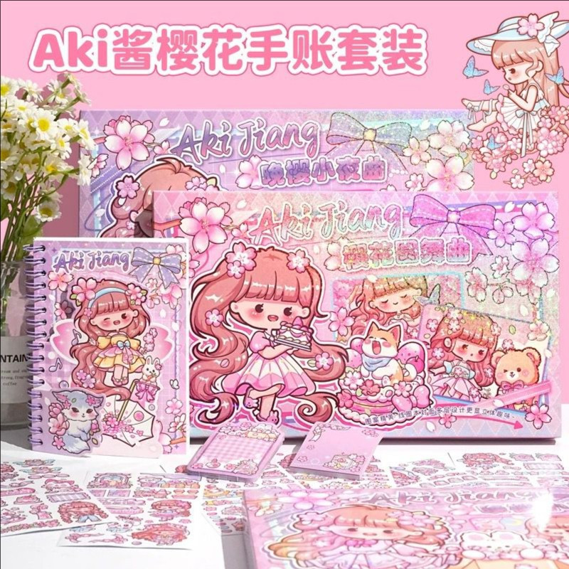 

Buku Journal Diary Mini Set Kit Diary Book Notebook Buku Catatan Harian