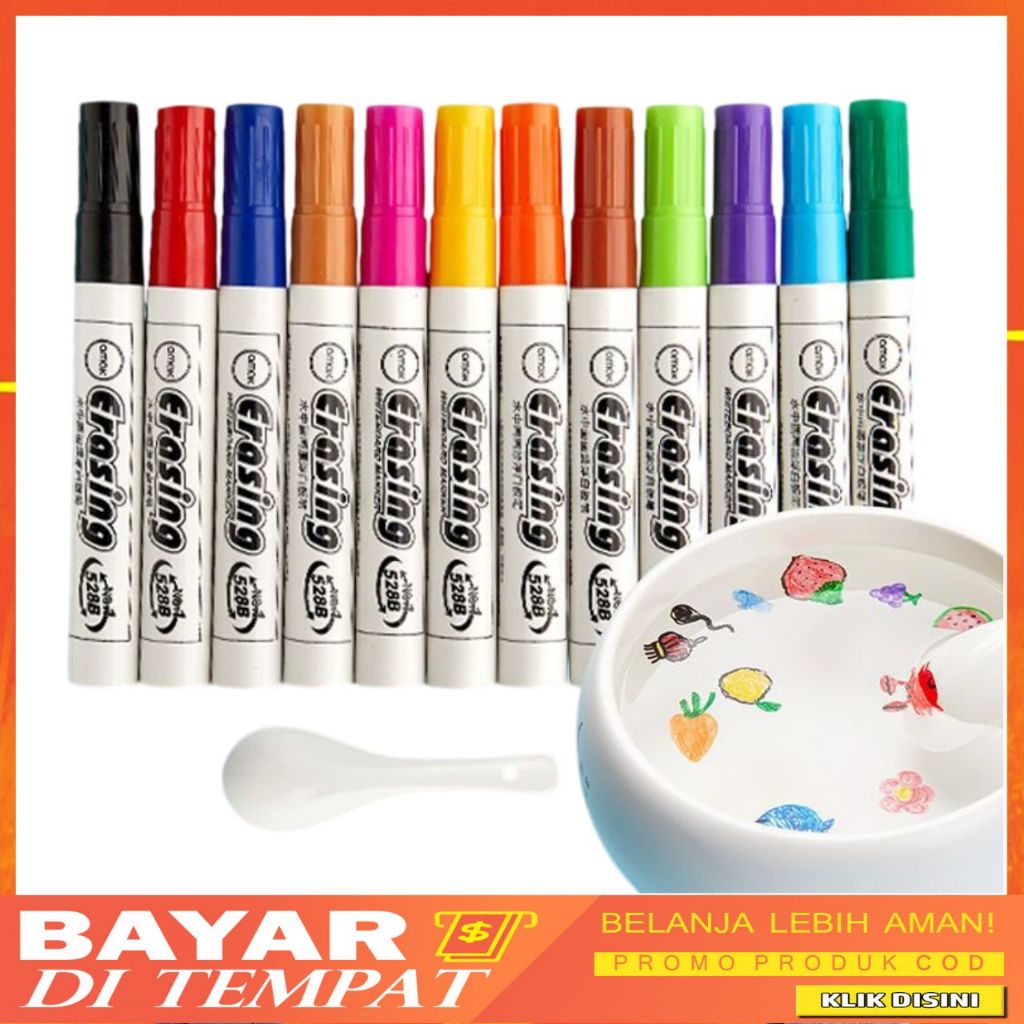 

Spidol Ajaib Mainan Spidol Air Tulisan Mengapung 1 Pack isi 12pcs
