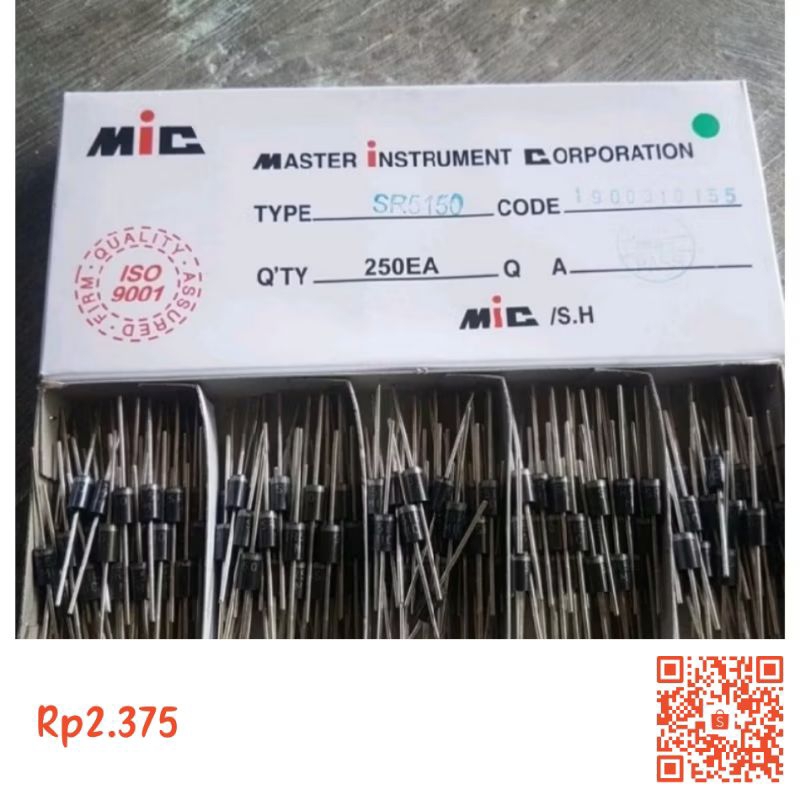 DIODA SR5150 SR 5150 PENGGANTI SB5150 5A 150V