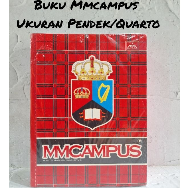 

HJK (10 Pcs) Buku Tulis Quarto Pendek MM Campus 58 Lembar