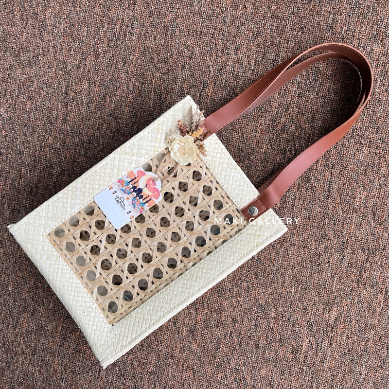 

Tas Hampers Lebaran Idul Fitri Anyaman Alami Mix Bambu Tarawang / Tas totebag by Maki Gallery